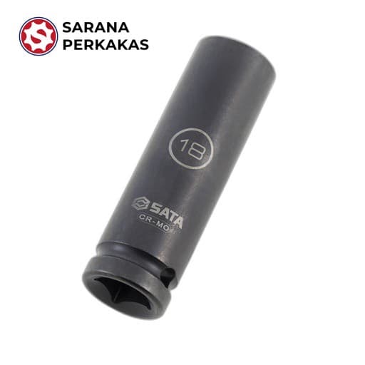 SATA 1/2 Inch DR 6 PT THI WALL IMP DEEP SKT 27MM