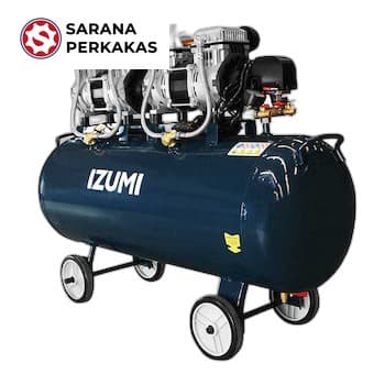 NLG IZUMI Oil Less Compressor (Kompresor Angin) 100 L OL-1390SS-100