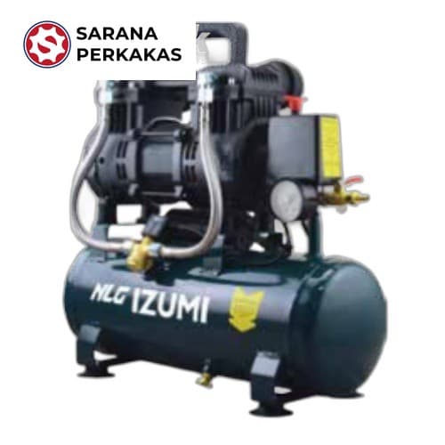 NLG IZUMI Oil Less Compressor (Kompresor Angin) OL-0809SS