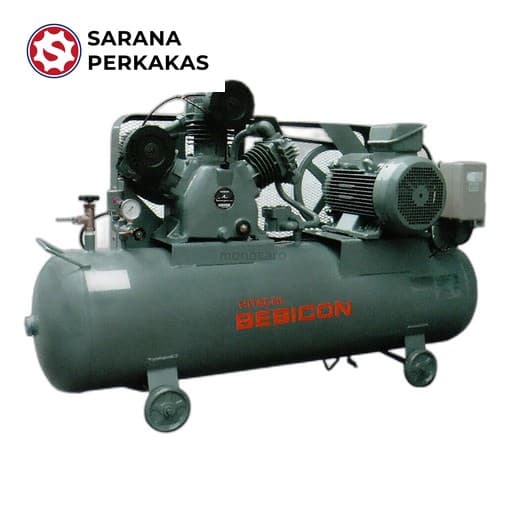 Hitachi Bebicon Air Compressor-Medium Pressure Switch Automatic Type Vertical And Horinzontal 5.5P-14VH5A (7.5HP/5.5KW/3PH)