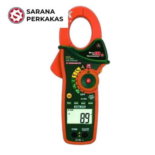 EXTECH CLAMP METER TRMS AC/DC 1000A EX830