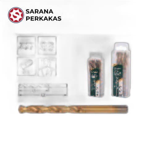 Sata 5Pc. Hss-Tin Twist Drill 9.0Mm