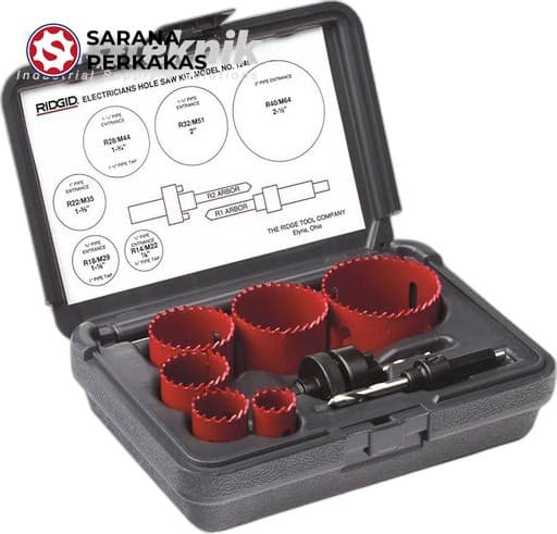 RIDGID HOLE SAW KIT 1249 81495