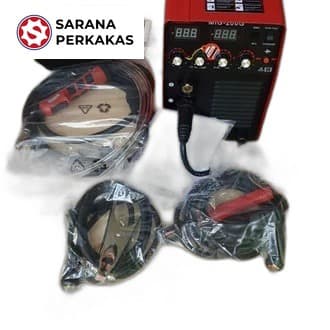 REDBO INVERTER WELDING MACHINE/MESIN LAS FULL CORE MIG-200 I (15 KG) (SINGLE PHASE/220V/50HZ)