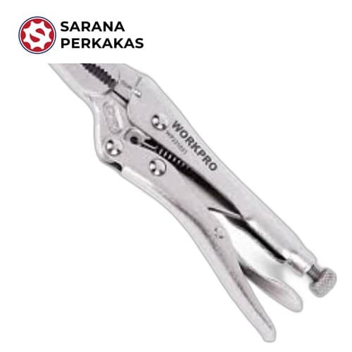 WORKPRO 165MM(6-1/2 INCH) CR-V LONG NOSE STRAIGHT JAW LOCKING PLIERS WP231051