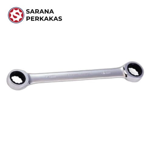 SATA Full Polish Bo X End Ratcheting Wrench 5/16 Inch X 3/8 Inch