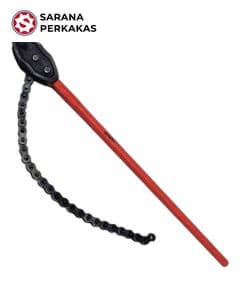 KRISBOW CHAIN PIPE WRENCH 8INCH LRCPW8