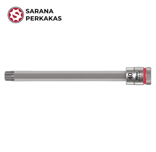 Wera Zyklop bit socket with 1/4 Inch drive holding function 8767 A HF TORX 40 x 100 mm