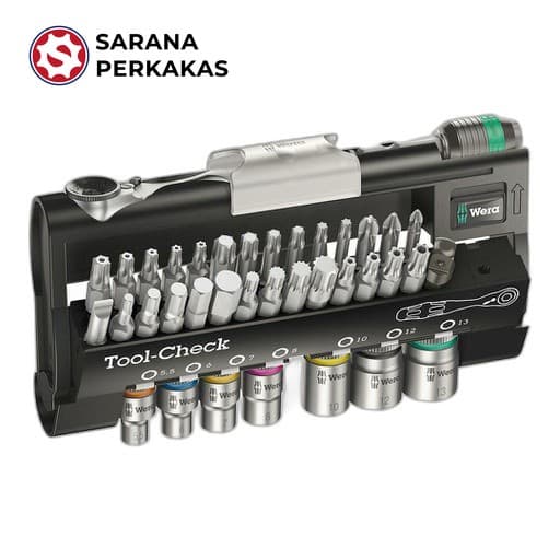 Wera Bits assortment with ratchet Dengan sockets Tool-Check Automotive 1