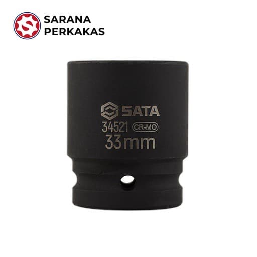 SATA 3/4Inch Dr. 6Pt. Impact Socket 35 mm