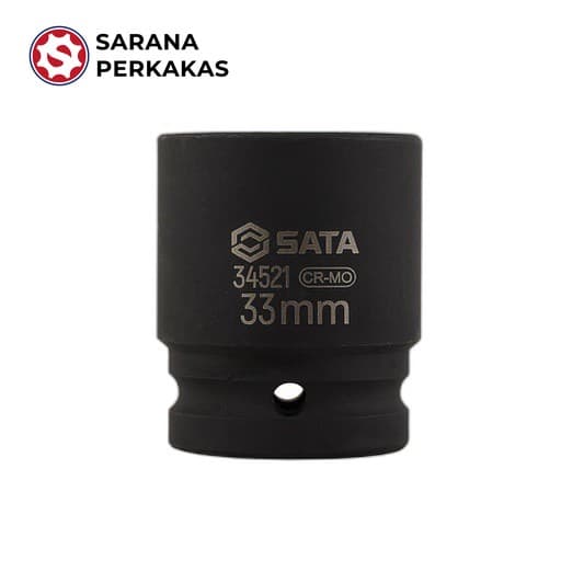 SATA 3/4Inch Dr. 6Pt. Impact Socket 38 mm