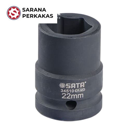 SATA 3/4 INCH DR. 6PT. IMPACT SOCKET 22MM