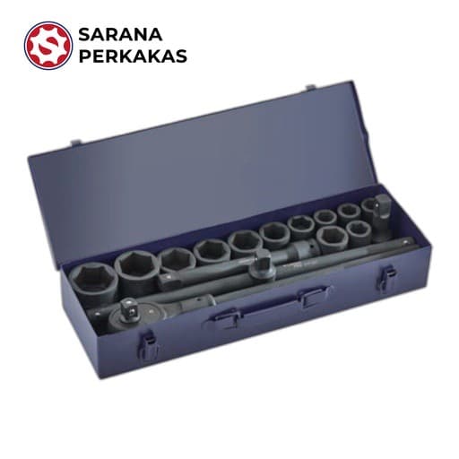 JETJO SOCKET SET IMPACT 3/4 inch 17PCS 1/42 inch DR. Socket 21