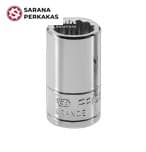FACOM SOCKET SQ1/4 12PT INCH R.3/8E