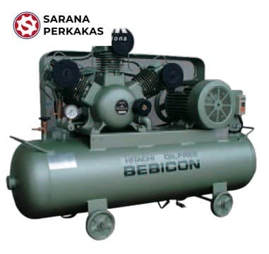 Hitachi Bebicon Kompresor (Air Compressor) Oil Free - Automatic 5.5OP-9.5G5A (7.5HP/5.5KW/3Phase)
