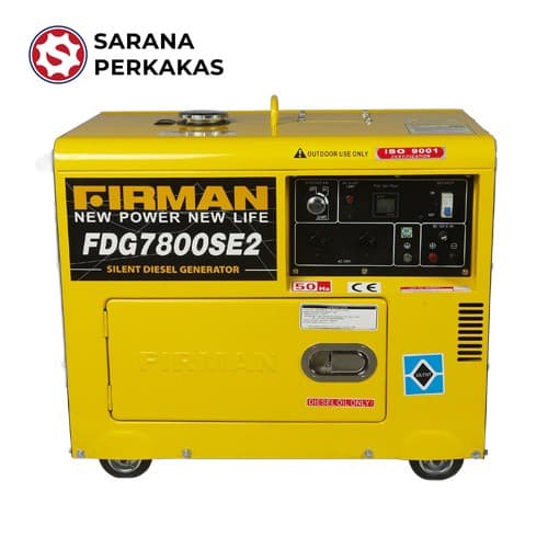 FIRMAN DIESEL GENERATOR / PEMBANGKIT LISTRIK DIESEL FDG7800SE2