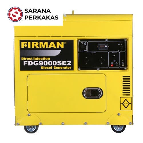 FIRMAN DIESEL GENSET GENERATOR FDG9000SE2 (1 PH/6000W/220V)