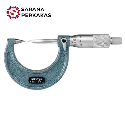 MITUTOYO DIG POINT MICROMETER 25/0.01MM 142-201