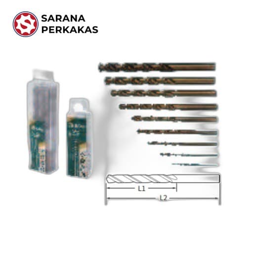 Sata 10Pc Hss Cobalt Drill 5.0 mm