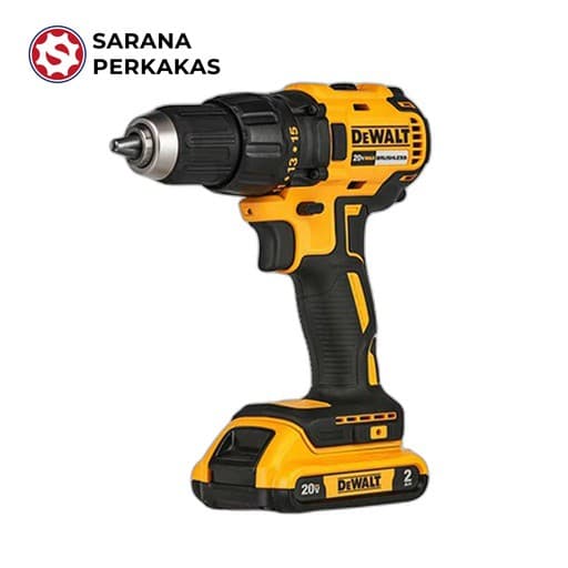 Dewalt 20V MAX BL Hammer Drill Driver Kit, 2A Charger, 2Ah Packs, Kitbos(XR13) DCD7781D2-B1