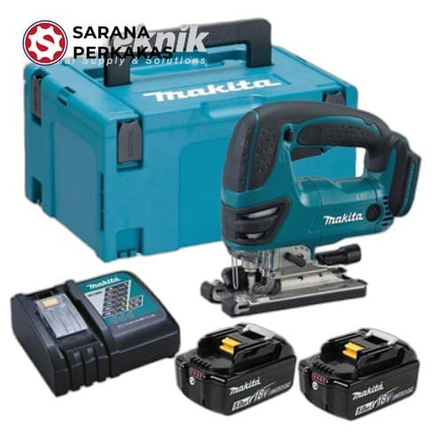 Makita Cordless Brushless Barrel DJV185RTJ (18V) Unit Charger Battery