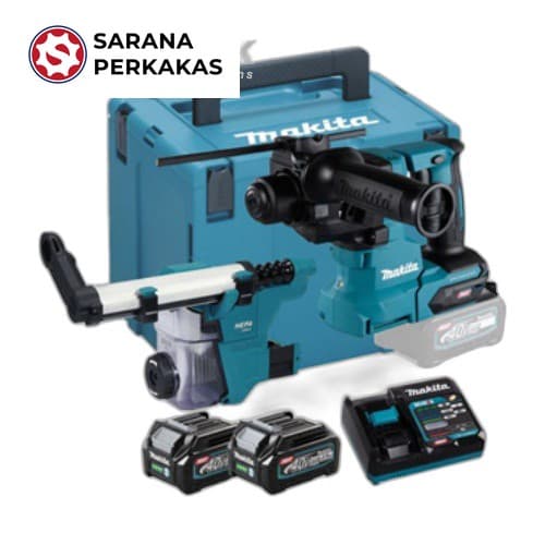 MAKITA Cordless Combination Hammer HR010GD201 (40V) Unit Charger Dan Battery