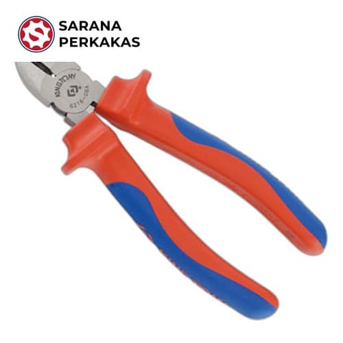 KING TONY VDE INSULATED DIAGONAL CUTTING PLIERS 6-1/2 INCH
