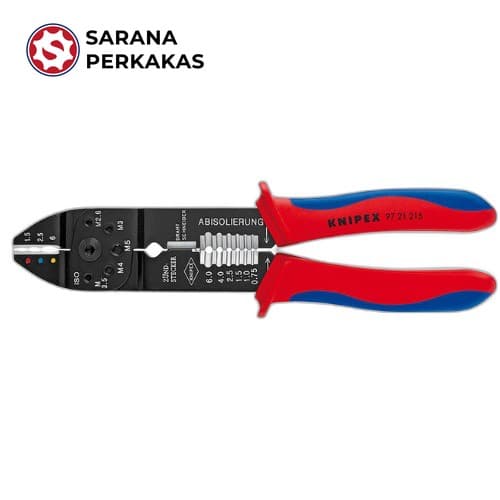 KNIPEX CRIMPING PLIERS 9721215BSB