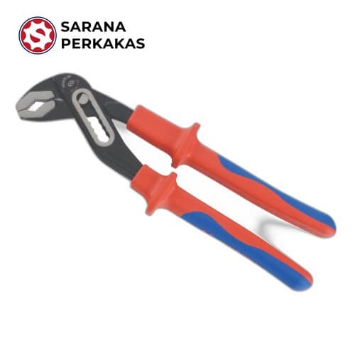 KING TONY VDE INSULATED GROOVE JOINT PLIERS 10 INCH