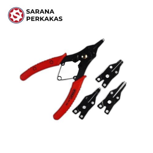 STANLEY COMBINATION SNAP RING PLIERS 6 INCH