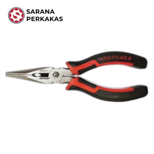 MaxPower Long Nose Plier/Tang Lancip, CRV (6'' )