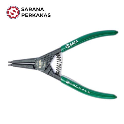 SATA G Series External Snap Ring Pliers Straight Tips 5inch DIA. 0.9mm