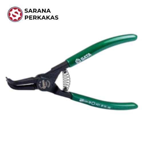 SATA G Series External Snap Ring Pliers Curved Tips 7inch DIA. 1.8mm