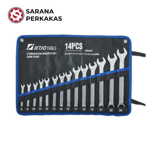JETJO COMBINATION WRENCH SET 14 PCS (8-24MM)