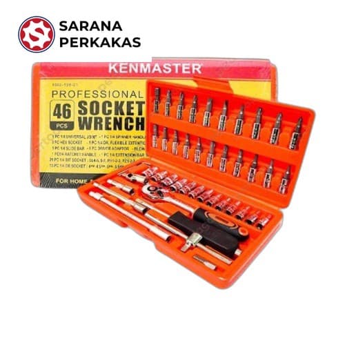 KENMASTER KUNCI SOK 46 PCS (MOQ 1 DUS)
