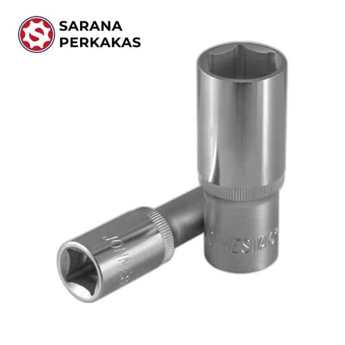Jonnesway 1/2 Inch DR Slotted Bit Socket 12 mm