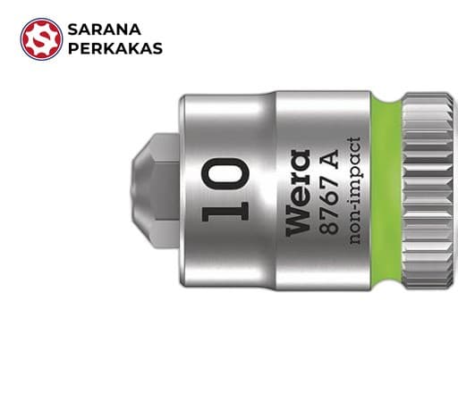Wera Zyklop bit socket with 1/4 Inch drive holding function 8767 A HF TORX 10 x 28 mm