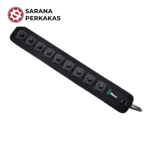 Wera Socket rail (textile belt), 9 location, unloaded Belt B 9 location unloaded