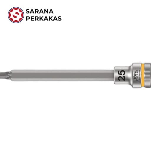 Wera Zyklop bit socket with 3/8 Inch drive holding function 8767 B HF TORX 25 x 107 mm