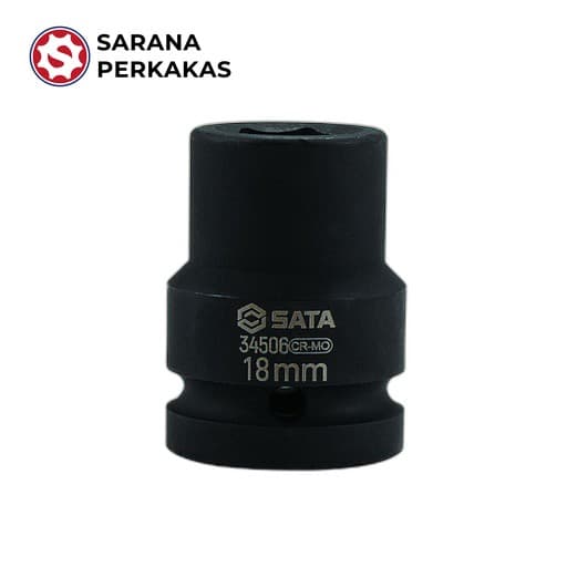 SATA 3/4Inch Dr. 6Pt. Impact Socket 23 mm