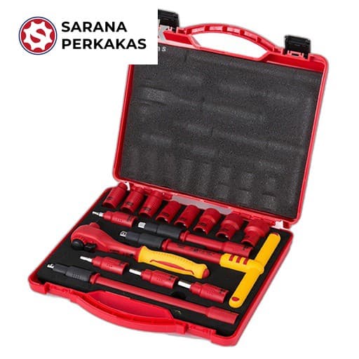 SATA 16PC 3/8 INCH DR. INSULATION SOCKET SET
